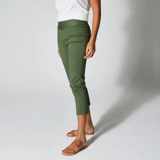 Strečové 7/8 nohavice s efektom plochého brucha