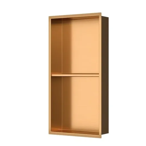 Vstavaná polička SAT Aurum ružovozlatá 33x63 cm SATAURN6030SBRG