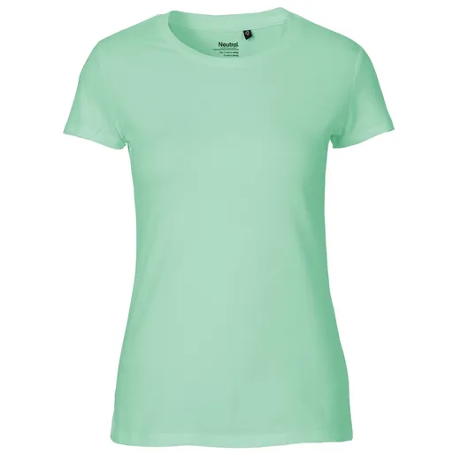 Neutral Dámske tričko Fit z organickej Fairtrade bavlny - Dusty mint | XS
