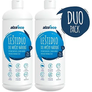 AlzaEco Leštidlo do umývačky riadu  2× 1 l (8594018046355)
