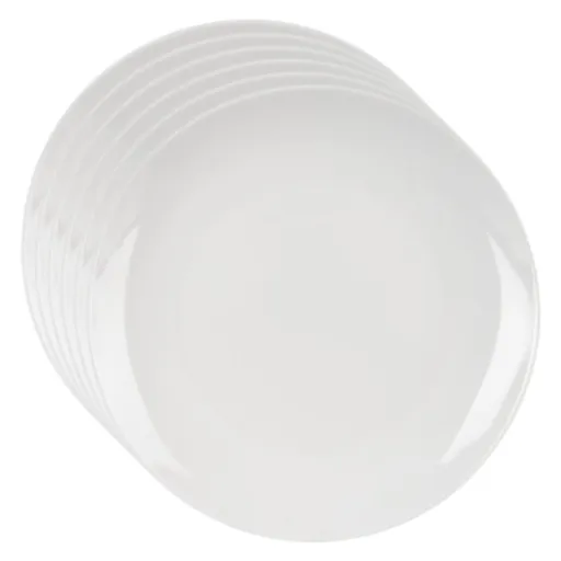 Orion Detský plytký porcelánový tanier MONA, pr. 21 cm, 6 ks