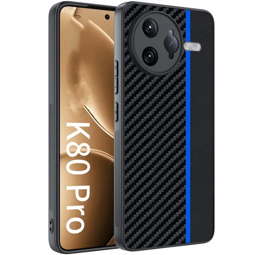 CARBON Ochranný obal pre Xiaomi Poco F7 Ultra BLACK BLUE