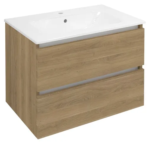 SAPHO - EZARA umývadlová skrinka 69,8x52x46cm, dub cuneo EZ701-2525