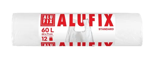 ALUFIX - Vrecia na odpad zaväzovacie 60l/12ks biele