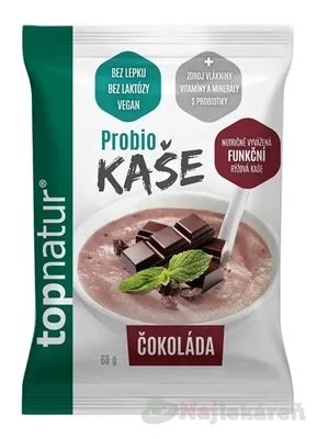 topnatur Probio KAŠA Čokoláda instantná ryžová kaša 60g