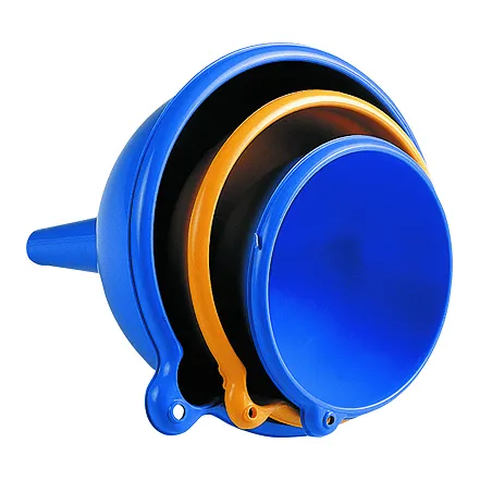 HEIDRUN - Sada lievikov 3ks, 10cm, 12cm, 14cm, rôzne farby