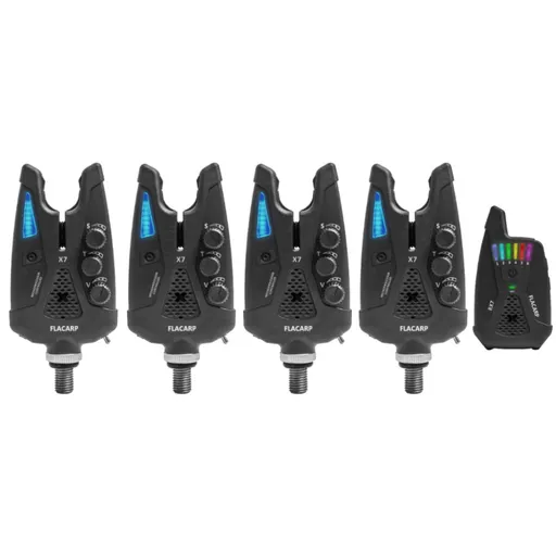 Flacarp sada signalizátorov x7 s príposluchom rx7 - 4+1