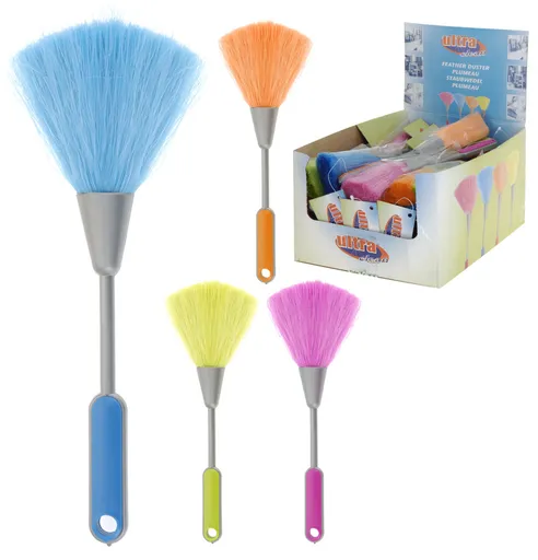 MAKRO - Prachovka pav. pero 26cm rôzne farby