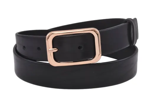 Kožený dámsky opasok 721-30-41 čierny pracka Zina Gold