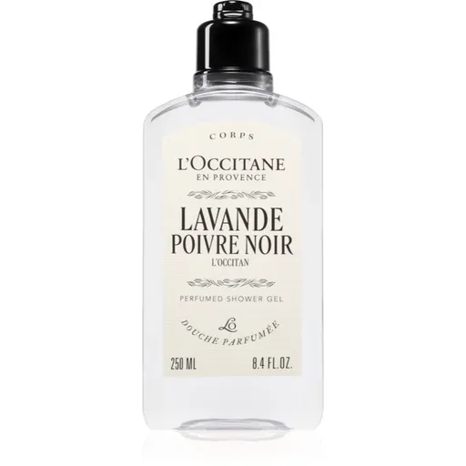 L’Occitane Lavande Poivre Noir Perfumed Shower Gel sprchový gél 250 ml