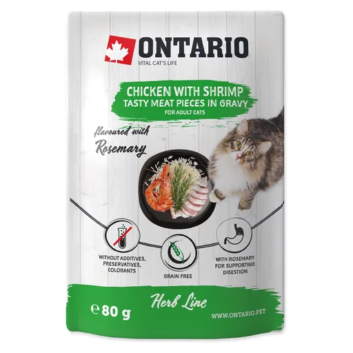 ONTARIO Vrecko kuracie s krevetami v omáčke 80 g