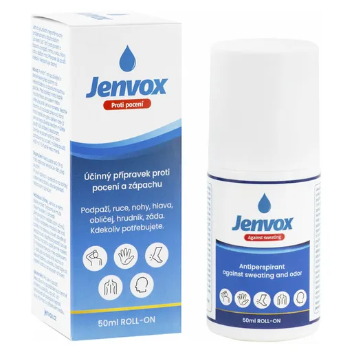 JENVOX  Roll-on Proti poteniu a zápachu 50 ml