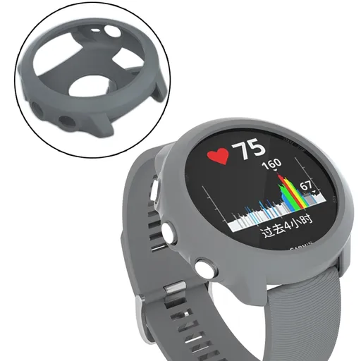 TPU HALF COVER Kryt pre Garmin Forerunner 645 šedý