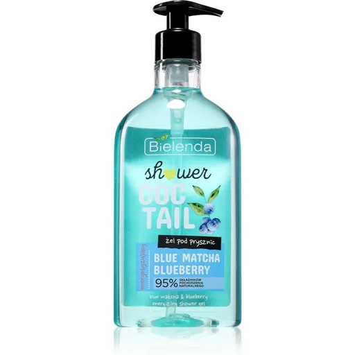 Bielenda Shower Coctail Blue Matcha + Blueberry energizujúci sprchový gél s antioxidačným účinkom 400 ml