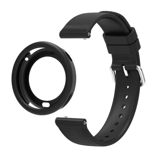 PROTEMIO COVER SET Remienok + obal na hodinky Xiaomi Watch S4 41mm čierny