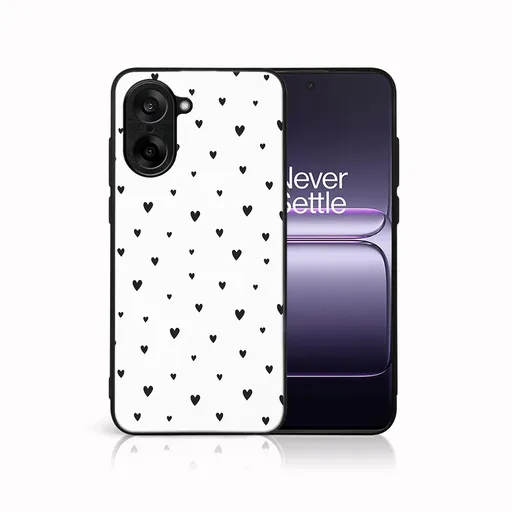 MY ART Ochranný kryt pre OnePlus Nord CE 5 5G BLACK HEARTS (167)