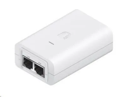 UBNT POE-24-7W-G-WH [Gigabit PoE adaptér 24V/0, 3A (7W), pre LBE-5AC-Gen2, LBE-5AC-16-120, vr. napájacieho kábla]