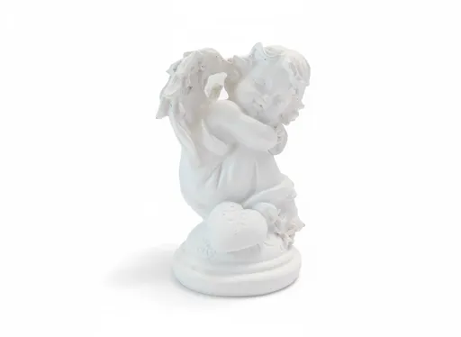 MAKRO - Dekorácia - Anjel biely sediaci