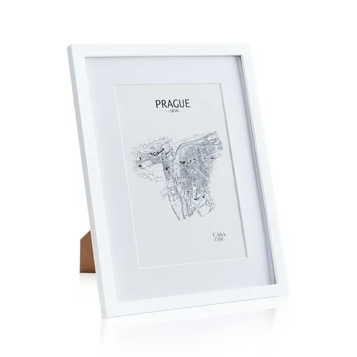 Casa Chic Everton, rám na obrázky, obdĺžnikový, fotky 40 x 30 cm, pasparta, sklo