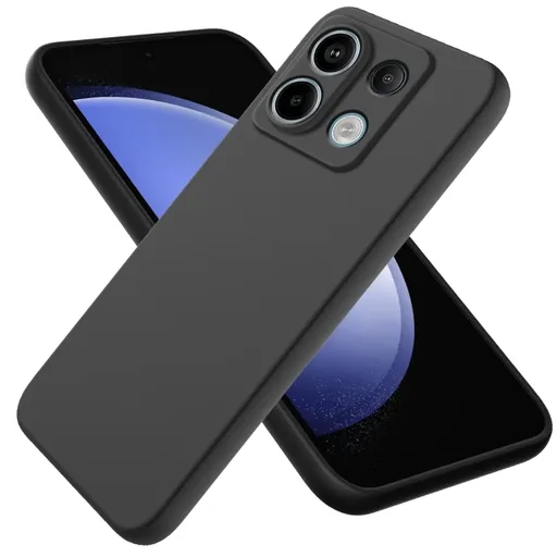 RUBBER Ochranný kryt pre Xiaomi Redmi Note 13 Pro 5G / Xiaomi Poco X6 5G čierny