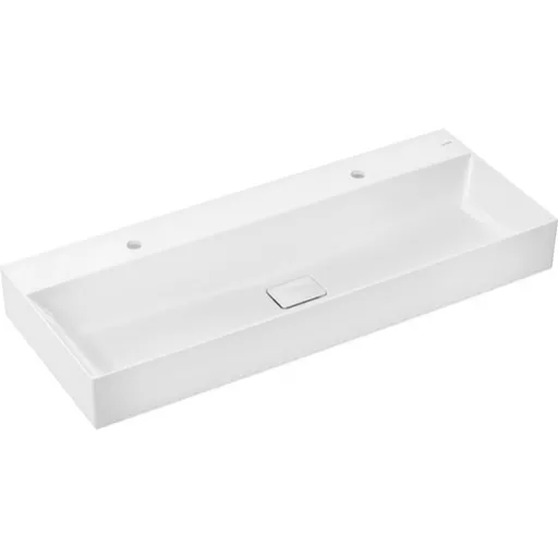 Hansgrohe Xevolos E umývadlo 120x48 cm s dvoma otvormi pre batériu 61106450