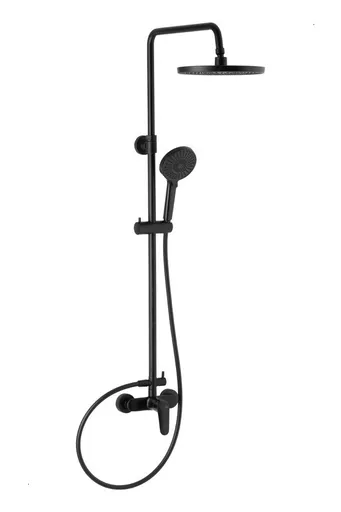 KFA - Sprchová batéria OTAVA so sprchovacím stĺpom, čierna 5556-910-81