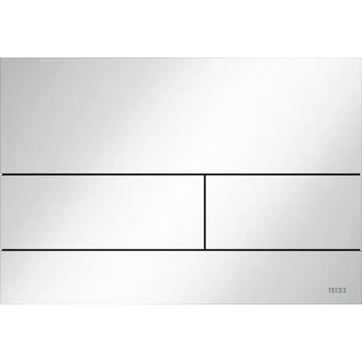 Tece Square II ovládacie tlačidlo z kovu v bielej farbe 9240832 9.240.832
