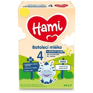 Hami 24 Vanilka batoľacie mlieko 600 g (5900852931048)