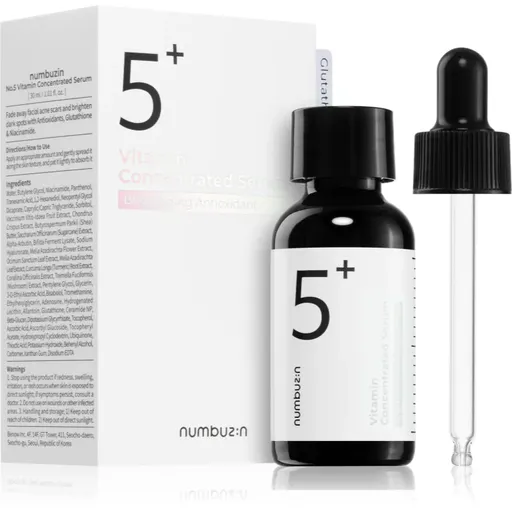 Numbuzin No. 5 Glutathione Vitamin Concentrated Serum koncentrované pleťové sérum pre pleť s hyperpigmentáciou 30 ml