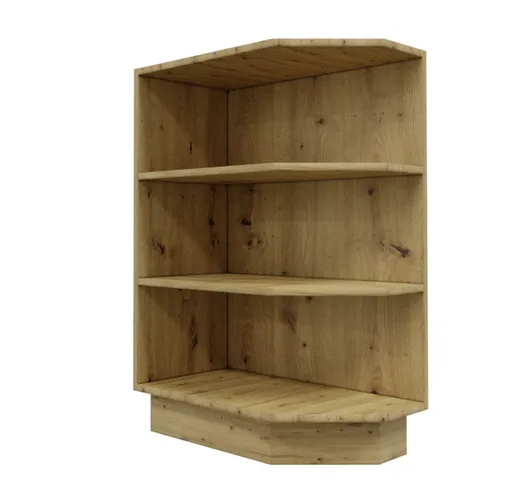 ArtExt Kuchynská skrinka spodná ukončovacia SILVER | D6 30 Farba korpusu: Dub artisan