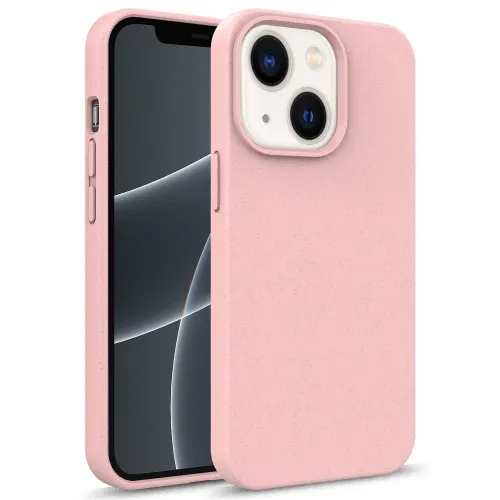 ECO RUBBER Ochranný obal Apple iPhone 15 Plus ružový