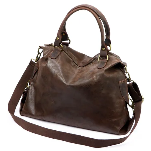 Veľká dámska kožená kabelka z pravej kože – formát A4