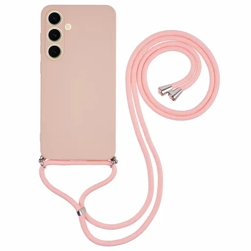 ROPE Kryt so šnúrkou Samsung Galaxy S25 FE svetloružový