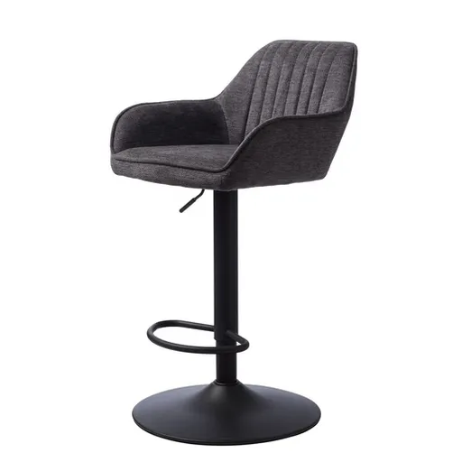 Unique-Furniture NOLAN barová stolička unique furniture sivá látka 50830001