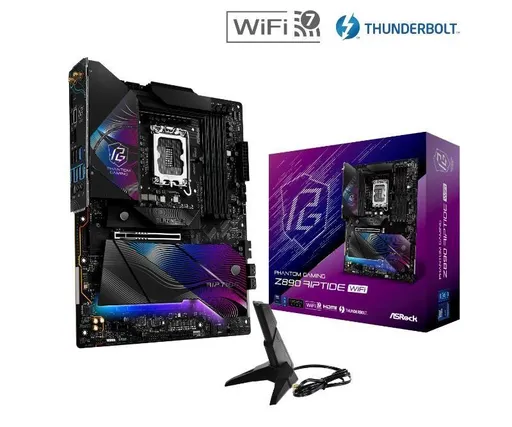 ASRock MB Sc LGA1851 Z890 RIPTIDE WIFI, Intel Z890, 4x DDR5, 1x HDMI, 2x Thunderbolt, WI-FI