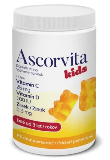 Dr. Theiss Ascorvita Kids želé medvedíky 60 ks