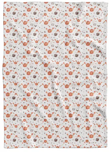 Deka Znamenie watercolor Rak (22.6. - 22.7.)  (Podšitie baránkom: NE)