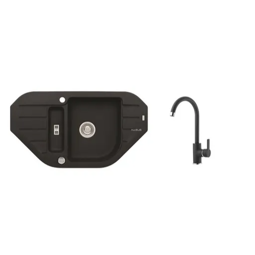 Alveus Set Niagara 60 + baterie Tonia set drezu a batérie niagara 60 + tonia / 91 čierna SETA166