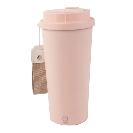 Termohrnček s funkciou napeňovača a viečkom, 350 ml