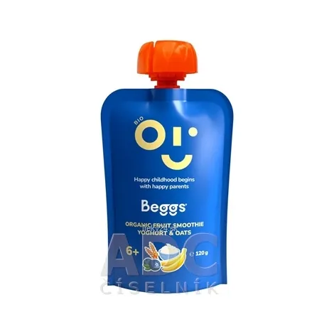 Beggs BIO SMOOTHIE s  ovocím a jogurtom