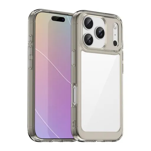 CRYSTAL Ochranný kryt pre Apple iPhone 17 Pro šedý