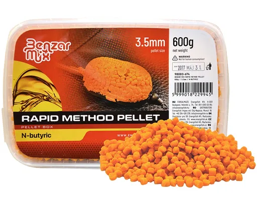 Benzar mix pelety rapid method pellet 3,5 mm 600 g - kyselina maslová