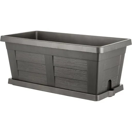 Bama Záhradný veľkoobjemový truhlík Legno antracit, 80 x 40 x 35 cm, 80 cm