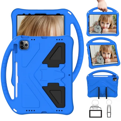 KIDDO Detský obal pre Apple iPad Pro 11 2024 / M5 2025 modrý
