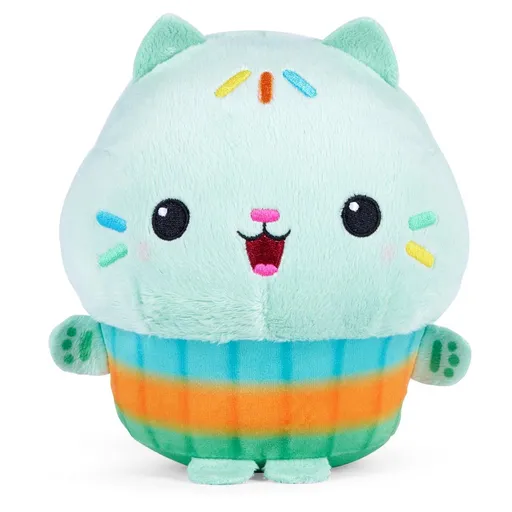 Gábinin Kúzelný Domček Mačička Muffin 25 cm, zelená, plyš