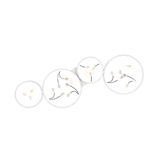 Trio Groovy led stropné osvetlenie biela 642110431 TR642110431