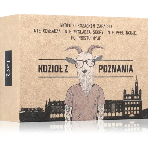 LaQ Goat From Poznaň luxusné tuhé mydlo 85 g
