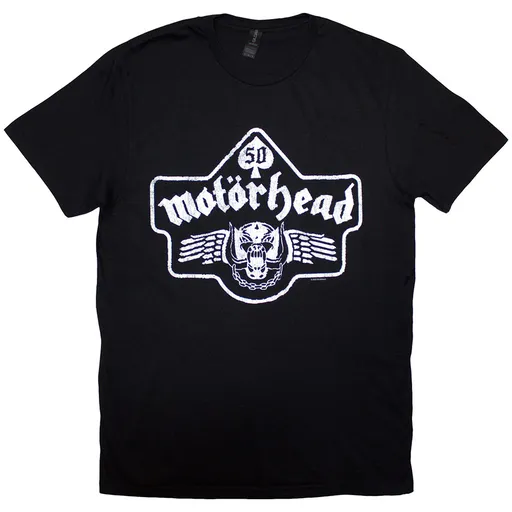 Motörhead tričko 50 Years Ace Wings Emblem Čierna S