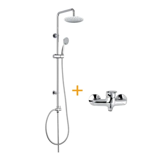 Mereo Sprchová súprava Sonáta a sprchová batéria Sonáta 150 mm CB609