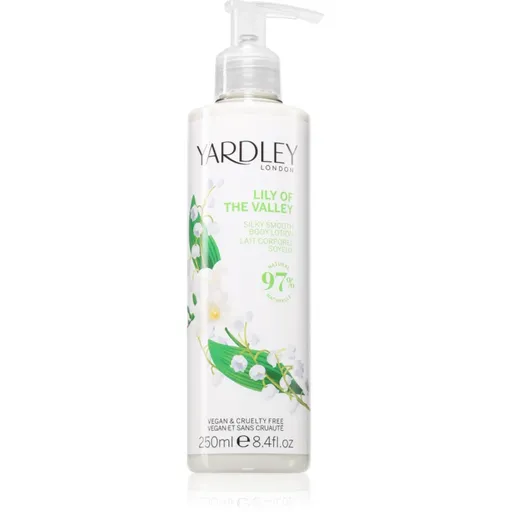 Yardley Lily Of The Valley zjemňujúce telové mlieko 250 ml
